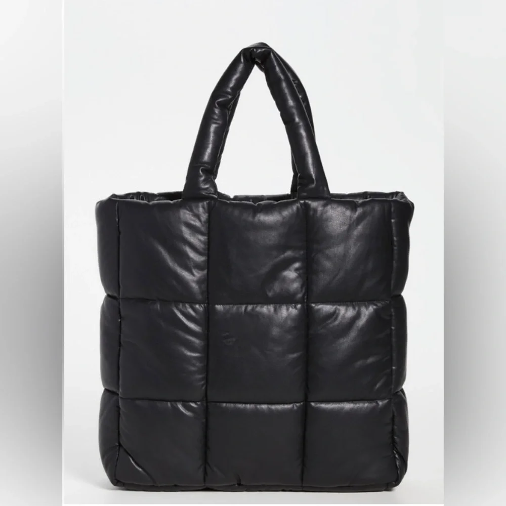 STAUD STUDIO Assante puffy black bag - Picture 1 of 9